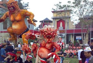 A very limited Ogoh Ogoh Parade will go ahead but tourists are not invited